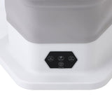 Portable Washing Machine 8L Foldable Miniature Washer Spin Dryer Laundry Washer for Underwear Baby Clothes and Small Clothes Gray
