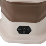 Portable Washing Machine 8L Foldable Miniature Washer Spin Dryer Laundry Washer for Underwear Baby Clothes and Small Clothes Khaki