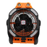 Camping Fan Rechargeable 10400mAh Timing 7 Light Modes Dual Blades Dual Motor 270° Adjustable Portable Misting Fan for Outdoor In Australia - Darrahopens