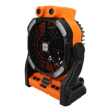 Camping Fan Rechargeable 10400mAh Timing 7 Light Modes Dual Blades Dual Motor 270° Adjustable Portable Misting Fan for Outdoor