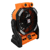 Camping Fan Rechargeable 10400mAh Timing 7 Light Modes Dual Blades Dual Motor 270° Adjustable Portable Misting Fan for Outdoor