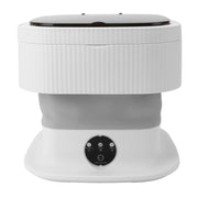 Portable Washing Machine Multifunction Powerful Foldable Washer with Dehydration Function for Baby Clothes Underwear Socks Grey In Australia - Darrahopens