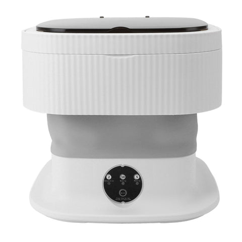 Portable Washing Machine Multifunction Powerful Foldable Washer with Dehydration Function for Baby Clothes Underwear Socks Grey In Australia - Darrahopens