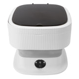 Portable Washing Machine Multifunction Powerful Foldable Washer with Dehydration Function for Baby Clothes Underwear Socks Grey