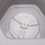 Mini Foldable Washer Wash and Spin Combo Ultra Cleaning Portable Travel Washer for Baby Clothes Underwear Pants Gray