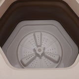 Mini Foldable Washer Wash and Spin Combo Ultra Cleaning Portable Travel Washer for Baby Clothes Underwear Pants Khaki