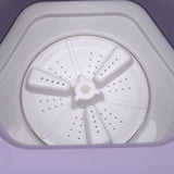Mini Foldable Washer Wash and Spin Combo Ultra Cleaning Portable Travel Washer for Baby Clothes Underwear Pants Purple