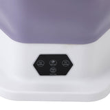 Mini Foldable Washer Wash and Spin Combo Ultra Cleaning Portable Travel Washer for Baby Clothes Underwear Pants Purple