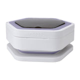 Mini Foldable Washer Wash and Spin Combo Ultra Cleaning Portable Travel Washer for Baby Clothes Underwear Pants Purple