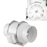 Duct Fan High Efficiency Low Noise Air Circulation Ventilation Inline Exhaust Fan for Bathrooms Kitchens