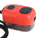 Steam Cleaner 2500W Handheld High Pressure High Temp Small Steam Cleaning Machine with Touch Screen for Kitchen Car Bathroom Red US Plug 110V