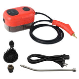 Steam Cleaner 2500W Handheld High Pressure High Temp Small Steam Cleaning Machine with Touch Screen for Kitchen Car Bathroom Red EU Plug 220V In Australia - Darrahopens