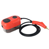 Steam Cleaner 2500W Handheld High Pressure High Temp Small Steam Cleaning Machine with Touch Screen for Kitchen Car Bathroom Red EU Plug 220V