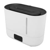 3L Large Capacity Flame Humidifier Heatable Aromatherapy Humidifier 4 Levels Quiet Adjustment Humidifier with Visual Water Tank for Home Office