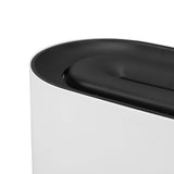 3L Large Capacity Flame Humidifier Heatable Aromatherapy Humidifier 4 Levels Quiet Adjustment Humidifier with Visual Water Tank for Home Office