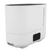 3L Large Capacity Flame Humidifier Heatable Aromatherapy Humidifier 4 Levels Quiet Adjustment Humidifier with Visual Water Tank for Home Office