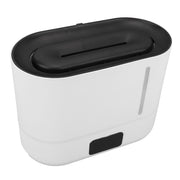 3L Large Capacity Flame Humidifier Heatable Aromatherapy Humidifier 4 Levels Quiet Adjustment Humidifier with Visual Water Tank for Home Office