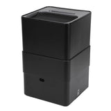Smart Thermostatic Humidifier with Remote Control UV Light 8H Timer Water Shortage Prevention 3.5L Quiet Top Fill Flame Essential Oil Humidifier US Plug Black