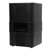 Smart Thermostatic Humidifier with Remote Control UV Light 8H Timer Water Shortage Prevention 3.5L Quiet Top Fill Flame Essential Oil Humidifier US Plug Black