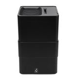 Smart Thermostatic Humidifier with Remote Control UV Light 8H Timer Water Shortage Prevention 3.5L Quiet Top Fill Flame Essential Oil Humidifier EU Plug Black