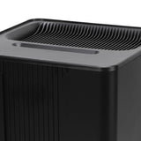 Smart Thermostatic Humidifier with Remote Control UV Light 8H Timer Water Shortage Prevention 3.5L Quiet Top Fill Flame Essential Oil Humidifier EU Plug Black