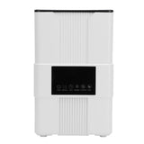 Smart Thermostatic Humidifier with Remote Control UV Light 8H Timer Water Shortage Prevention 3.5L Quiet Top Fill Flame Essential Oil Humidifier EU Plug White