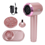 Portable Wireless Hair Dryer 300W Negative Ion Hair Dryer Hot Cold Wind Rechargeable Hair Dryer with Temperature Control for Home Travel US Plug 100‑240V In Australia - Darrahopens