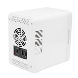 6L Skincare Fridge 3 Gear Light Portable Makeup Mirror Refrigerator Cooler and Warmer Miniature Beauty Fridge for Chest Milk Cosmetics Medicines Drinks EU Plug