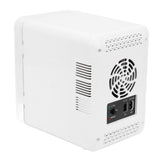 6L Skincare Fridge 3 Gear Light Portable Makeup Mirror Refrigerator Cooler and Warmer Miniature Beauty Fridge for Chest Milk Cosmetics Medicines Drinks EU Plug