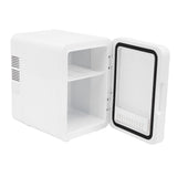 6L Skincare Fridge 3 Gear Light Portable Makeup Mirror Refrigerator Cooler and Warmer Miniature Beauty Fridge for Chest Milk Cosmetics Medicines Drinks EU Plug