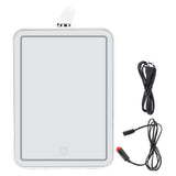 Mini Skincare Fridge with LED Mirror 3 Levels Dimmable 6L Cooler Warmer Portable Handle Makeup Small Refrigerator for Bedroom Car Office Dorm US Plug In Australia - Darrahopens