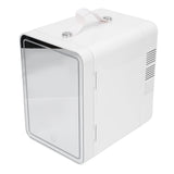 Mini Skincare Fridge with LED Mirror 3 Levels Dimmable 6L Cooler Warmer Portable Handle Makeup Small Refrigerator for Bedroom Car Office Dorm US Plug In Australia - Darrahopens