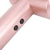 Rechargeable Cordless Hairdryer 5000mAh Batterry 6 Speed Adjustment Fast Drying Portable Travel Hairdryer for Home Camping Rose Gold EU Plug In Australia - Darrahopens