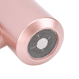 Rechargeable Cordless Hairdryer 5000mAh Batterry 6 Speed Adjustment Fast Drying Portable Travel Hairdryer for Home Camping Rose Gold EU Plug