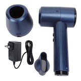 Rechargeable Cordless Hairdryer 5000mAh Batterry 6 Speed Adjustment Fast Drying Portable Travel Hairdryer for Home Camping Dark Blue US Plug In Australia - Darrahopens