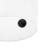 Smoking Cloche Dome Cover Lid for Food Drinks Acrylic Transparent Cocktail Smoker Dome Accessory 33cm