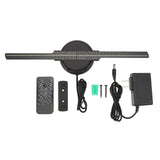 3D Hologram Fan 3D Holographic Projector Advertising Display Fan with 224LED Beads Remote Control for Shop Party Bar US Plug 100 to 240V In Australia - Darrahopens