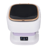 Portable Washing Machine 11.5L Large Capacity 3 Timer Modes Mini Foldable Washer with Drain Hose for Underwear Baby Clothes US Plug 100-240V Purple In Australia - Darrahopens