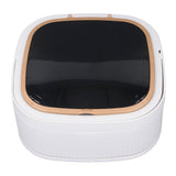 Portable Washing Machine 11.5L Large Capacity 3 Timer Modes Mini Foldable Washer with Drain Hose for Underwear Baby Clothes US Plug 100-240V Purple