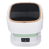 Portable Washing Machine 11.5L Large Capacity 3 Timer Modes Mini Foldable Washer with Drain Hose for Underwear Baby Clothes US Plug 100-240V Green