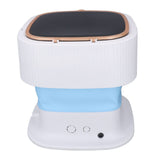 Portable Washing Machine 11.5L Large Capacity 3 Timer Modes Mini Foldable Washer with Drain Hose for Underwear Baby Clothes US Plug 100-240V Blue