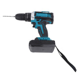 Power Drill Set with LED Light Bits 21V 25 Plus 3 Plus 2 Gear Setting Brushless Motor Professional Cordless Electric Power Drill US Plug 100-240V