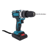 Power Drill Set with LED Light Bits 21V 25 Plus 3 Plus 2 Gear Setting Brushless Motor Professional Cordless Electric Power Drill US Plug 100-240V