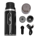 Portable Coffee Machine Mini Rechargeable Electric for Car Travel Camping Home Outdoor Use Black In Australia - Darrahopens