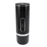 Portable Coffee Machine Mini Rechargeable Electric for Car Travel Camping Home Outdoor Use Black