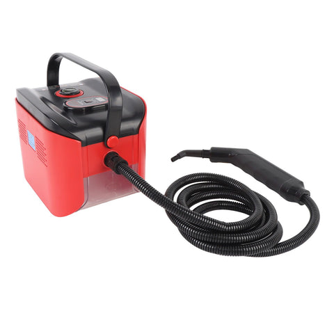 Handheld Pressurized Steam Cleaner Multipurpose High Pressure High Temperature Portable Steam Cleaner for Home Car Kitchen Cleaning Red EU Plug 220V In Australia - Darrahopens