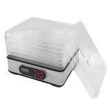 Food Dehydrator with Temperature Control and Timer Electric Drying Machine for Meat Herbs Beef Fruits Vegetables EU Plug 220V