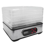 Food Dehydrator with Temperature Control and Timer Electric Drying Machine for Meat Herbs Beef Fruits Vegetables EU Plug 220V