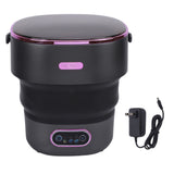 13L Foldable Clothing Washer with Drain Hose Full Automatic Mini Laundry Machine for Apartment Dormitory Hotel US Plug In Australia - Darrahopens