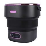 13L Foldable Clothing Washer with Drain Hose Full Automatic Mini Laundry Machine for Apartment Dormitory Hotel US Plug